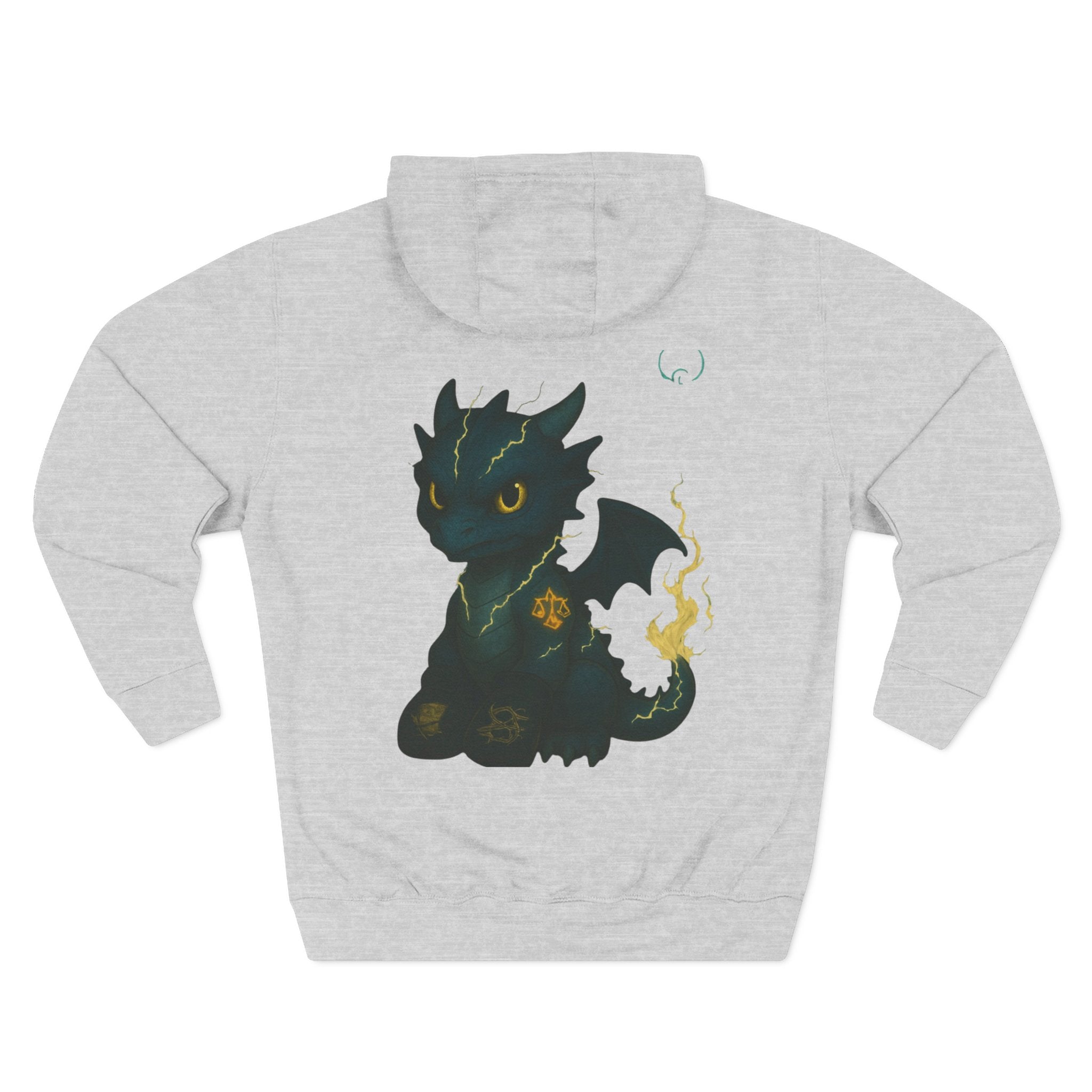 Three-Panel Fleece Hoodie