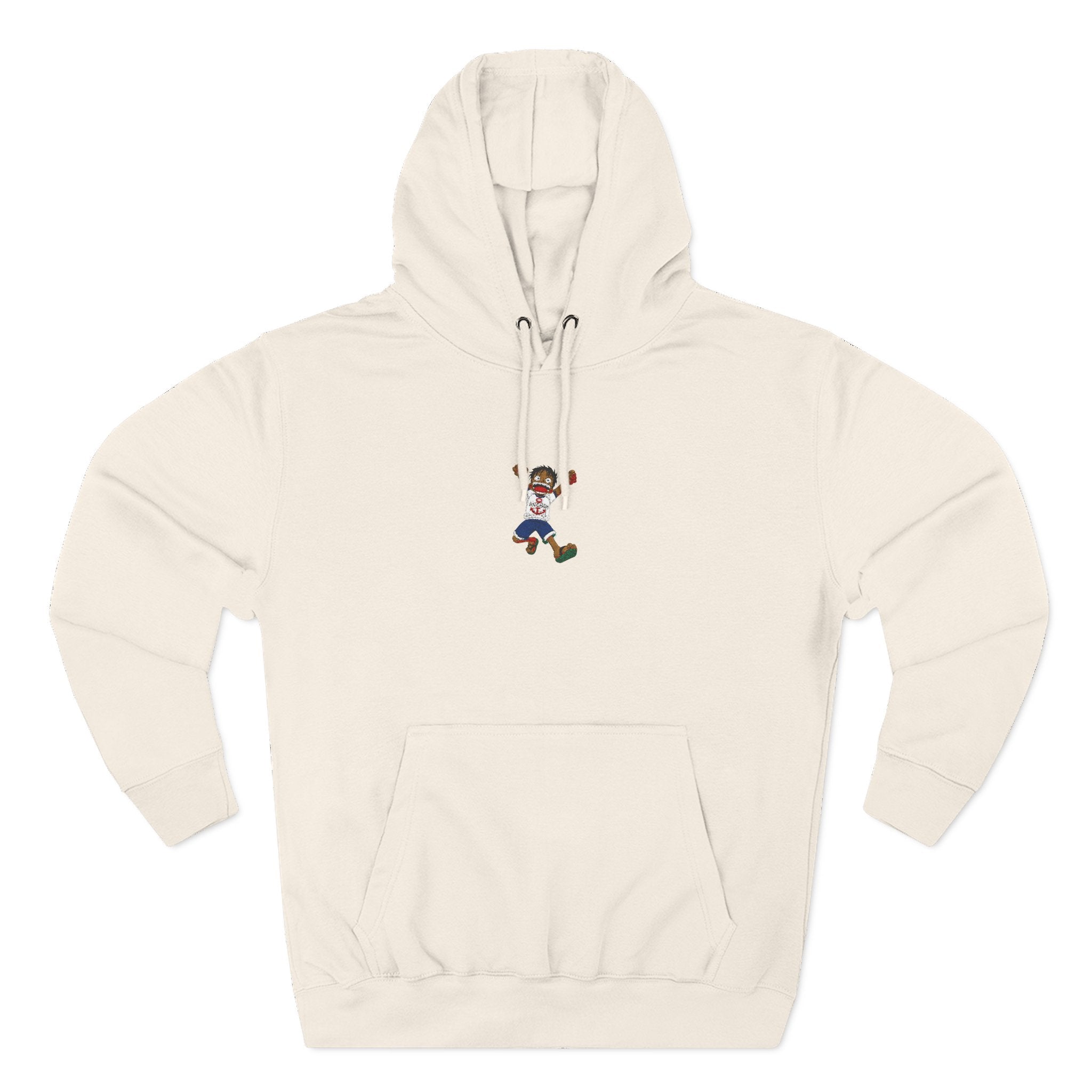Three-Panel Fleece Hoodie