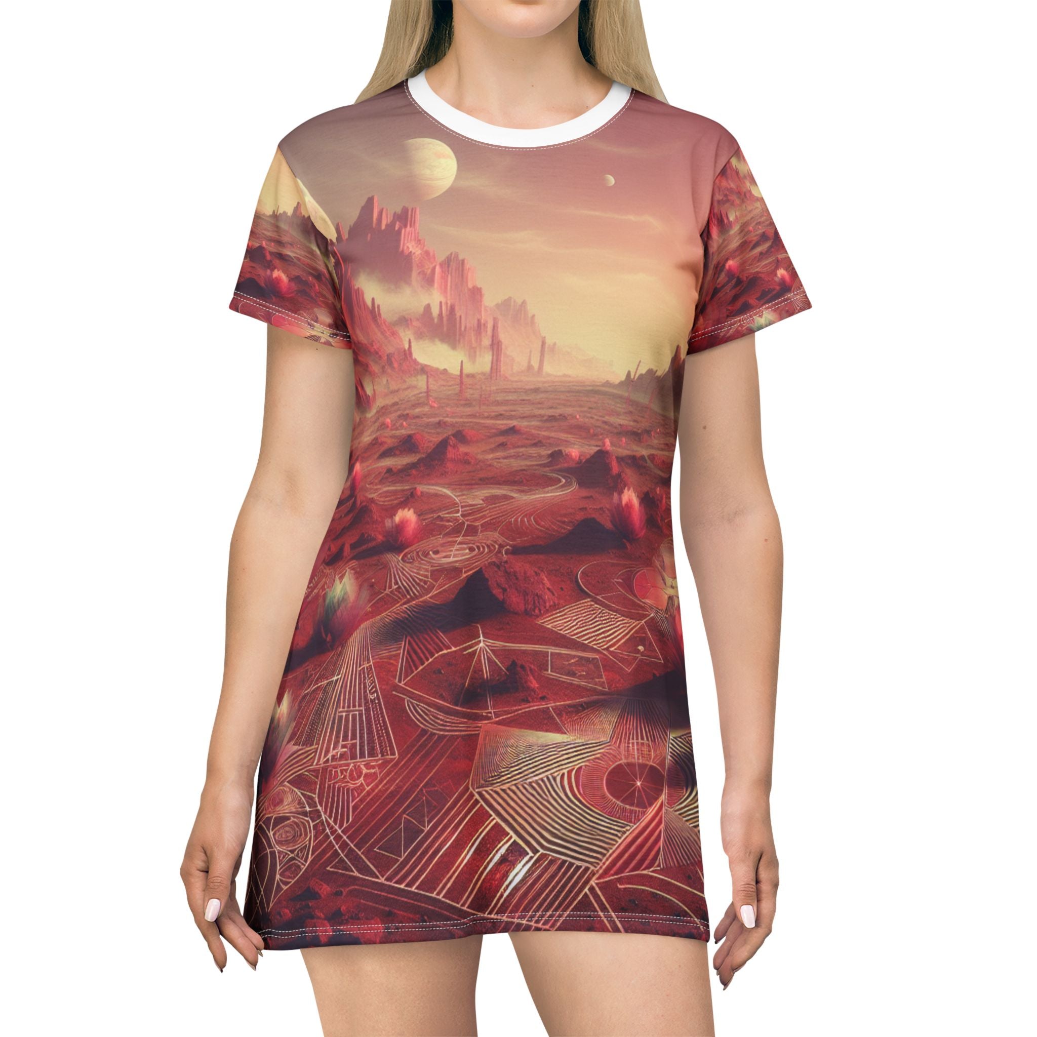 T-Shirt Dress (AOP)