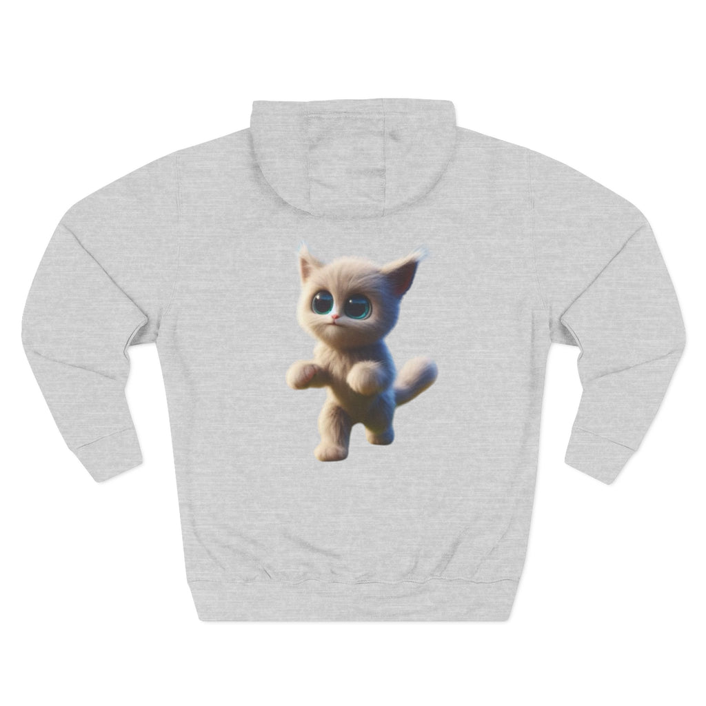 Three-Panel Fleece Hoodie