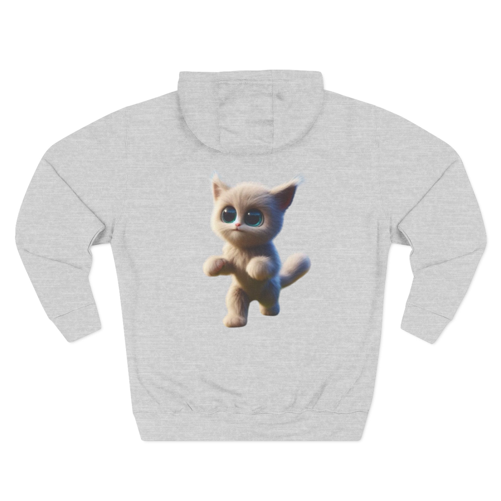 Three-Panel Fleece Hoodie