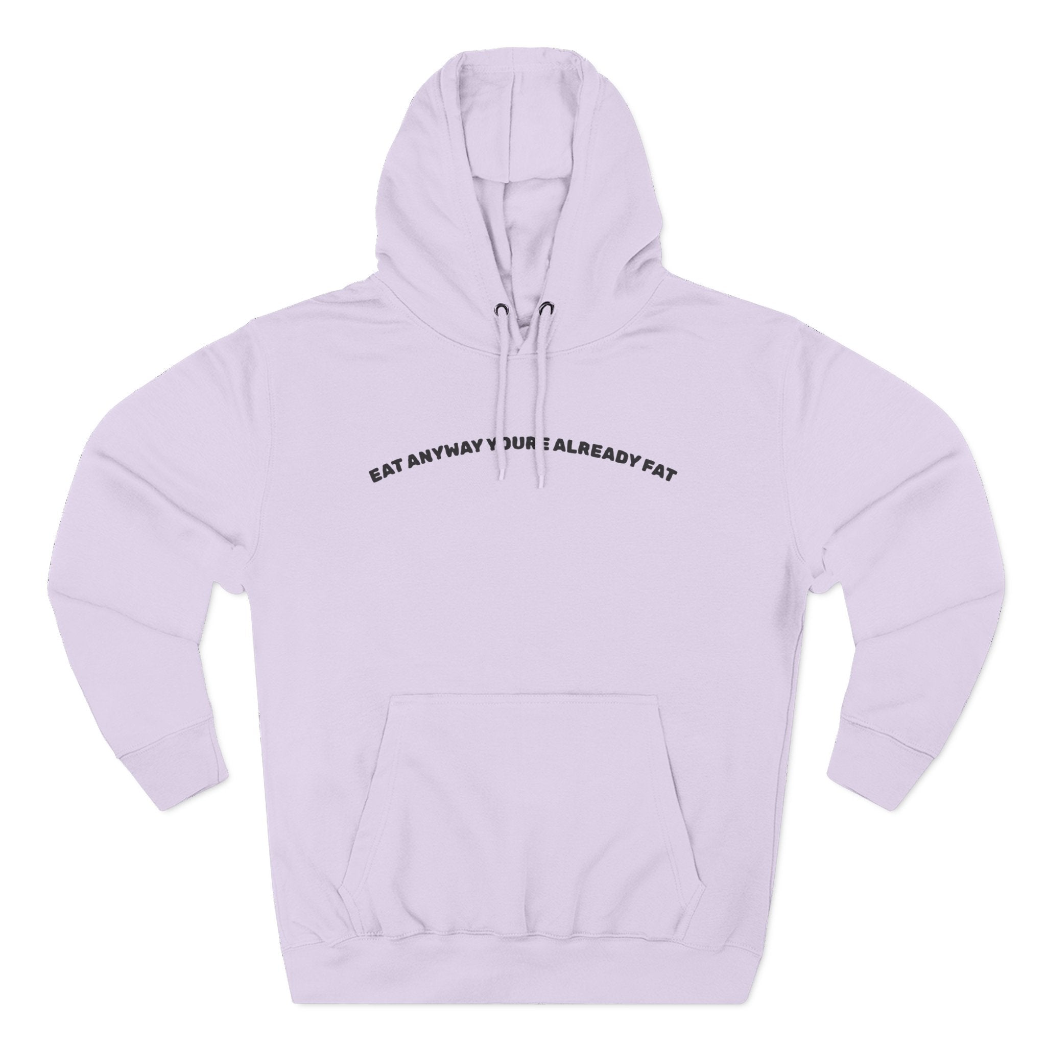 Three-Panel Fleece Hoodie