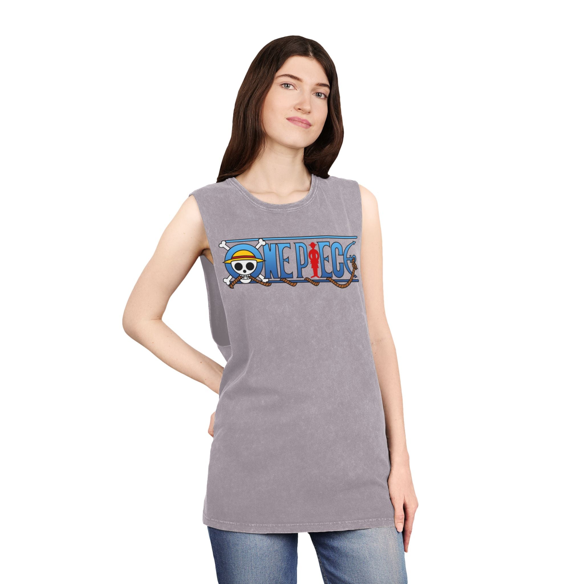 Unisex Stonewash Tank Top