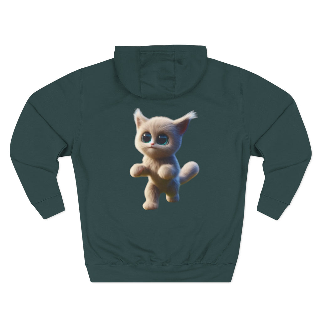 Three-Panel Fleece Hoodie