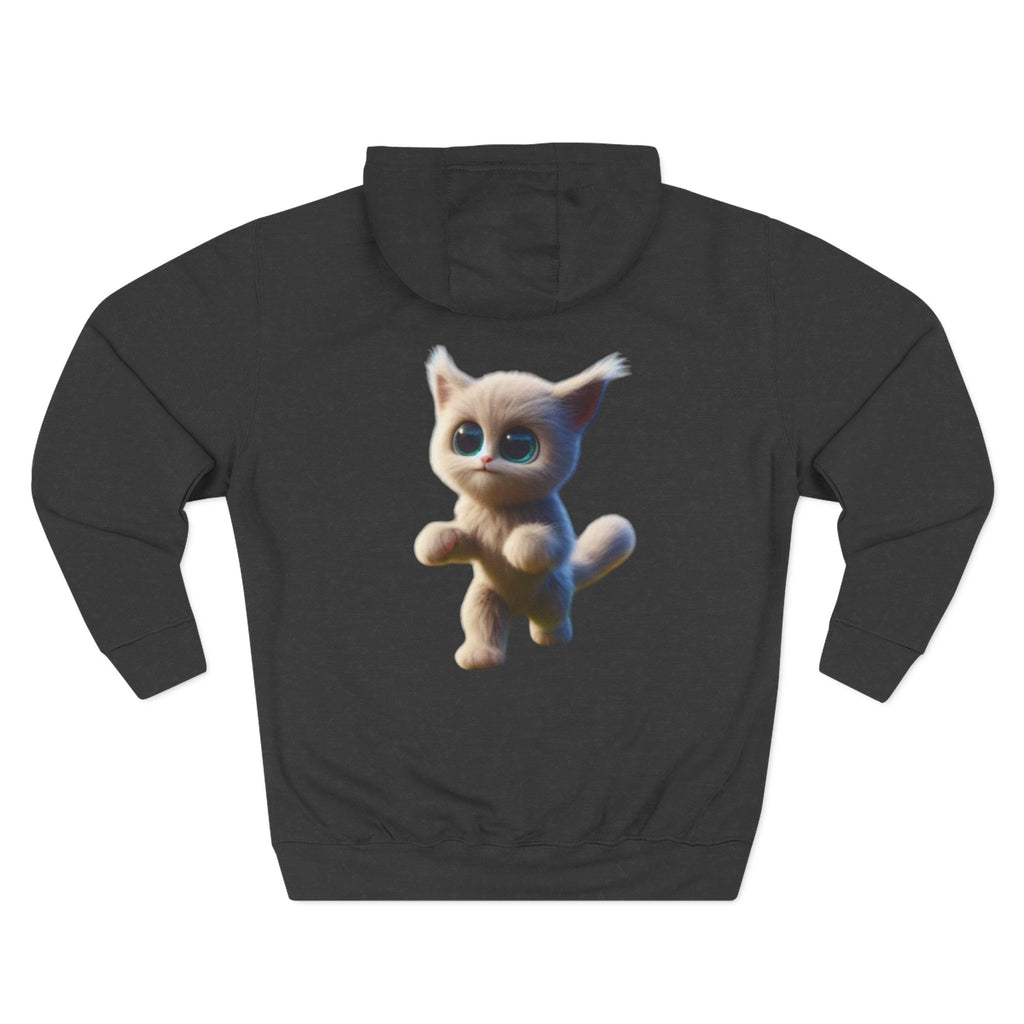 Three-Panel Fleece Hoodie