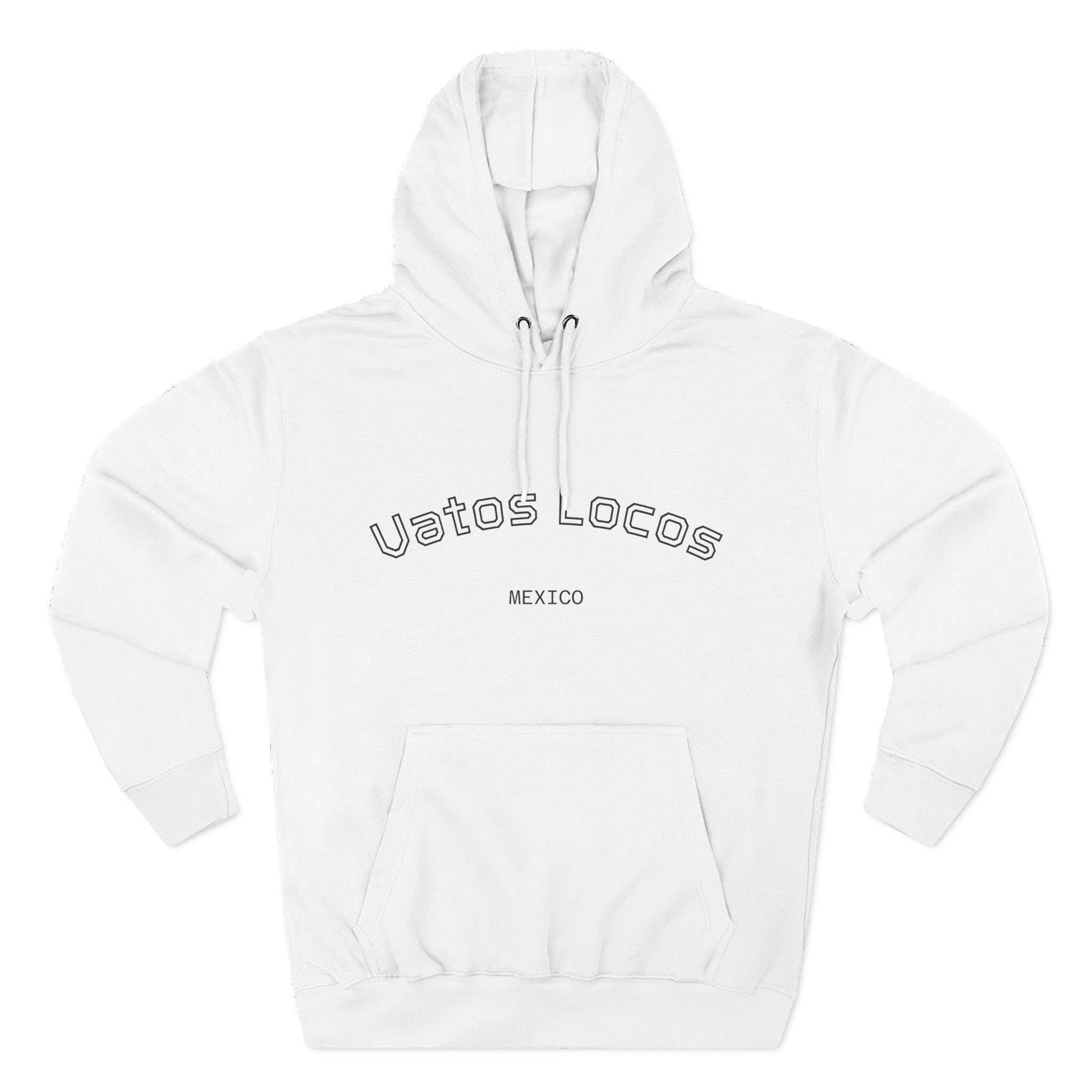 Three-Panel Fleece Hoodie