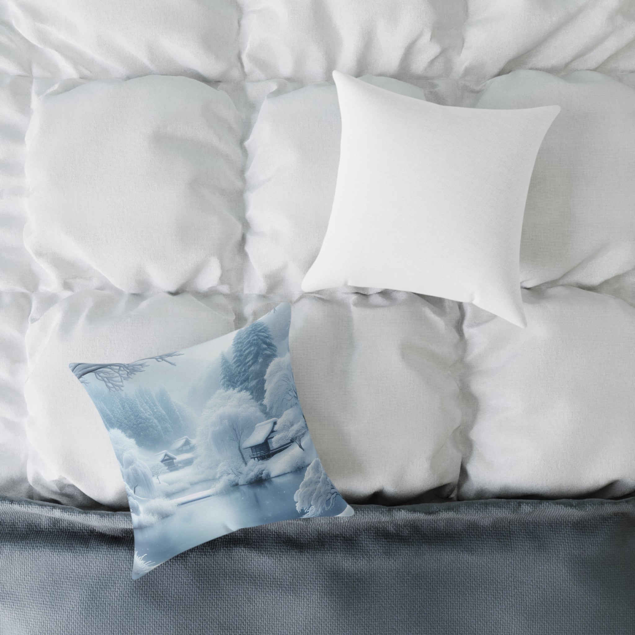 Square Poly Canvas Pillow
