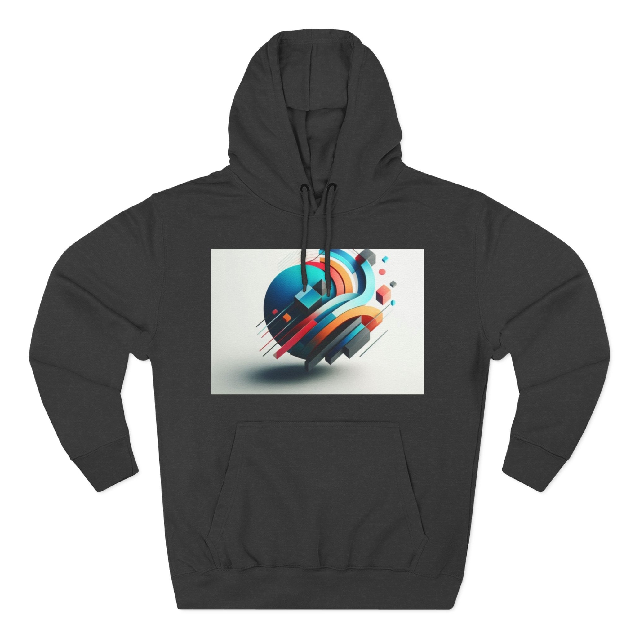 Three-Panel Fleece Hoodie