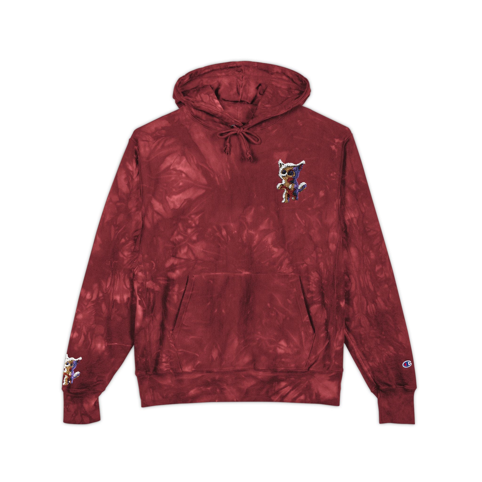 Unisex Champion Tie-Dye Hoodie (Embroidery)