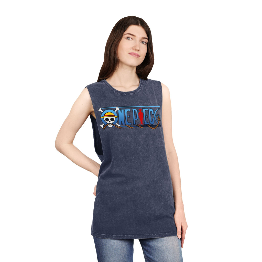 Unisex Stonewash Tank Top