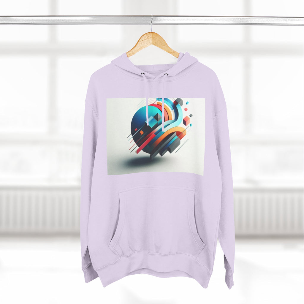 Three-Panel Fleece Hoodie