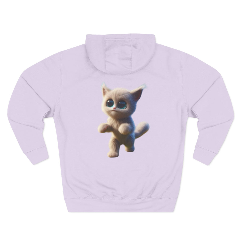 Three-Panel Fleece Hoodie