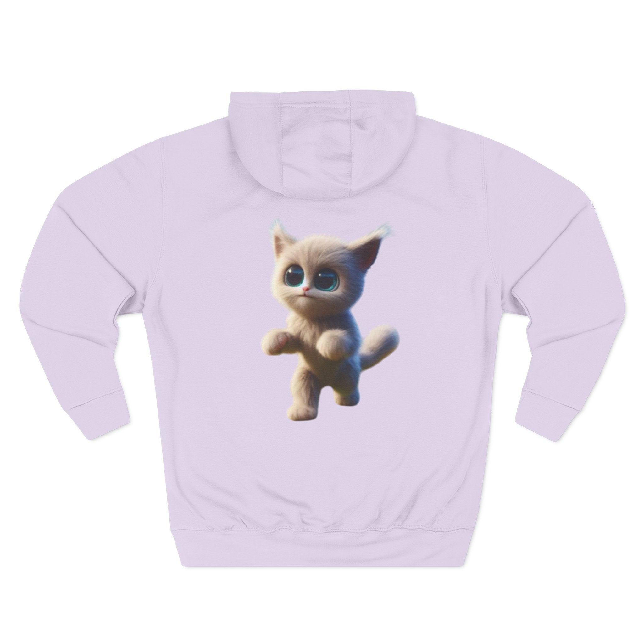 Three-Panel Fleece Hoodie