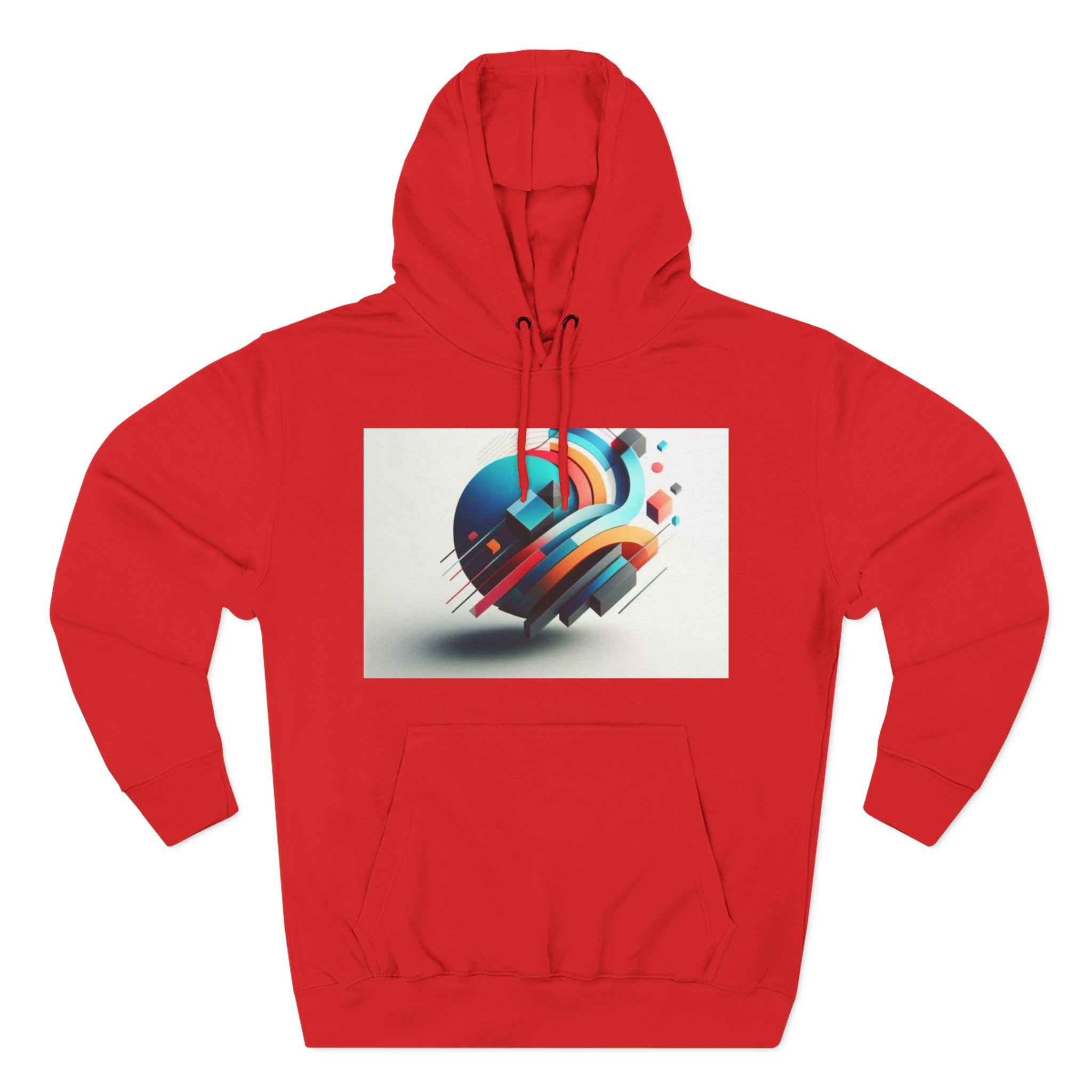 Three-Panel Fleece Hoodie