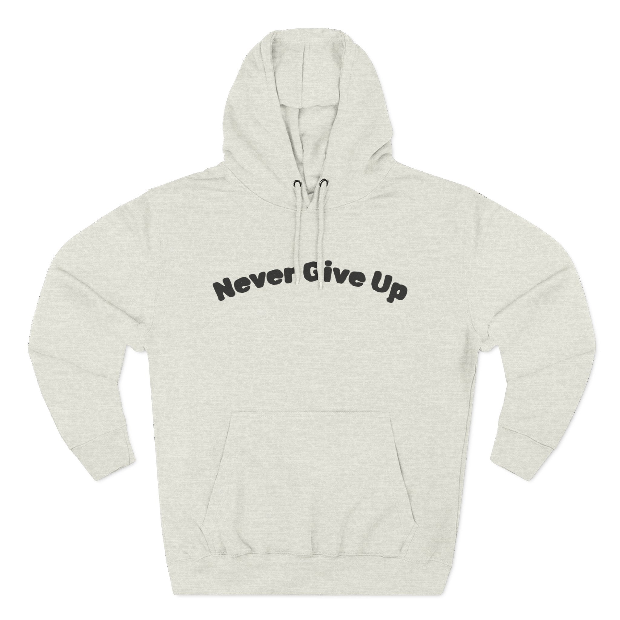Three-Panel Fleece Hoodie