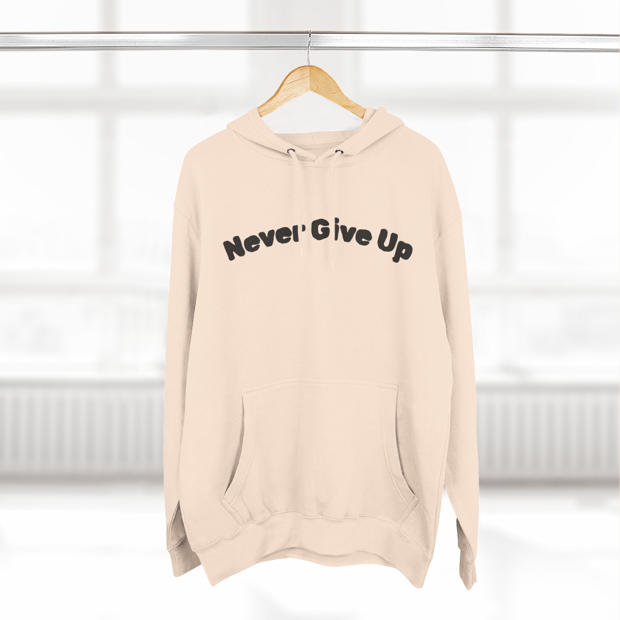 Three-Panel Fleece Hoodie
