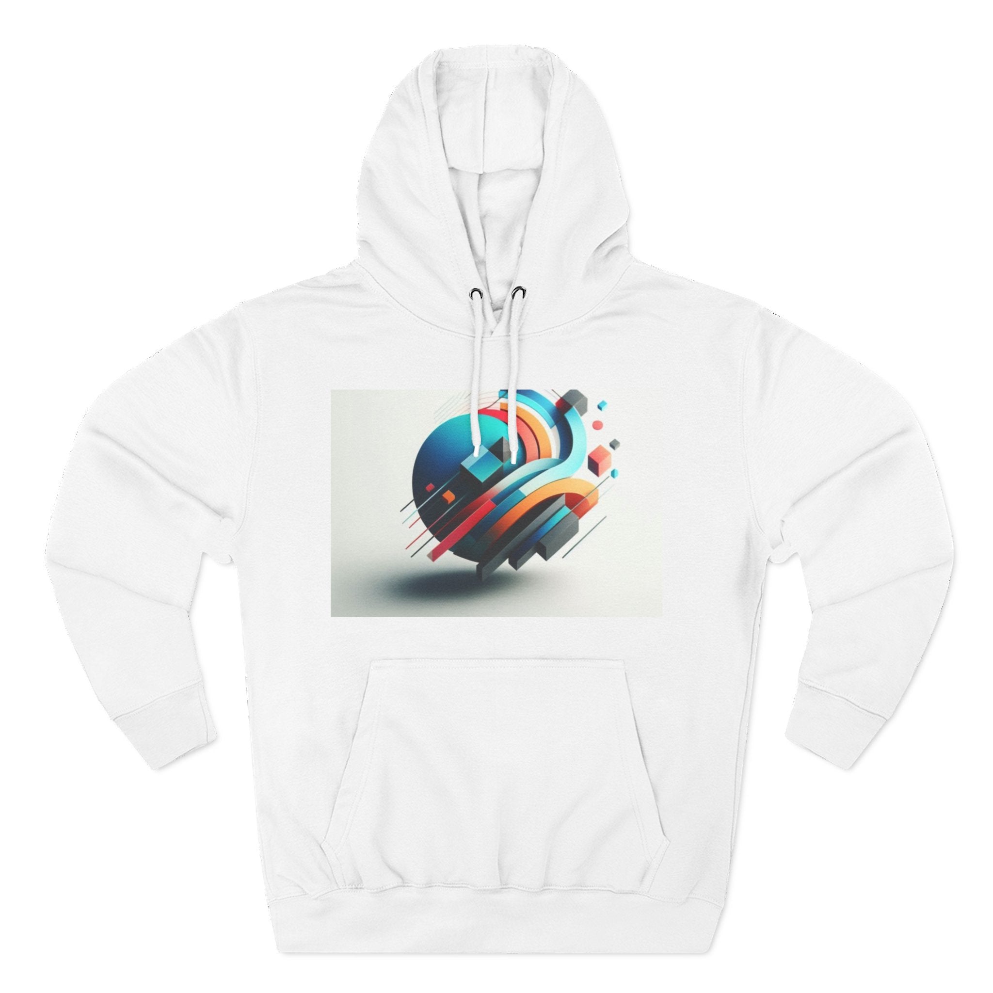 Three-Panel Fleece Hoodie
