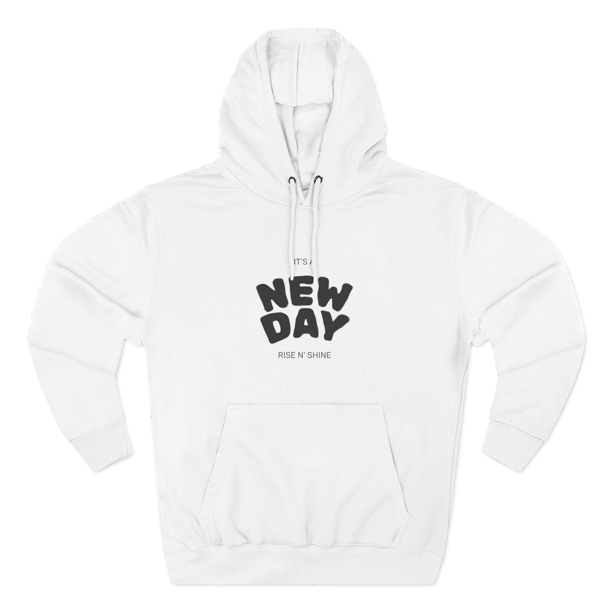 Three-Panel Fleece Hoodie
