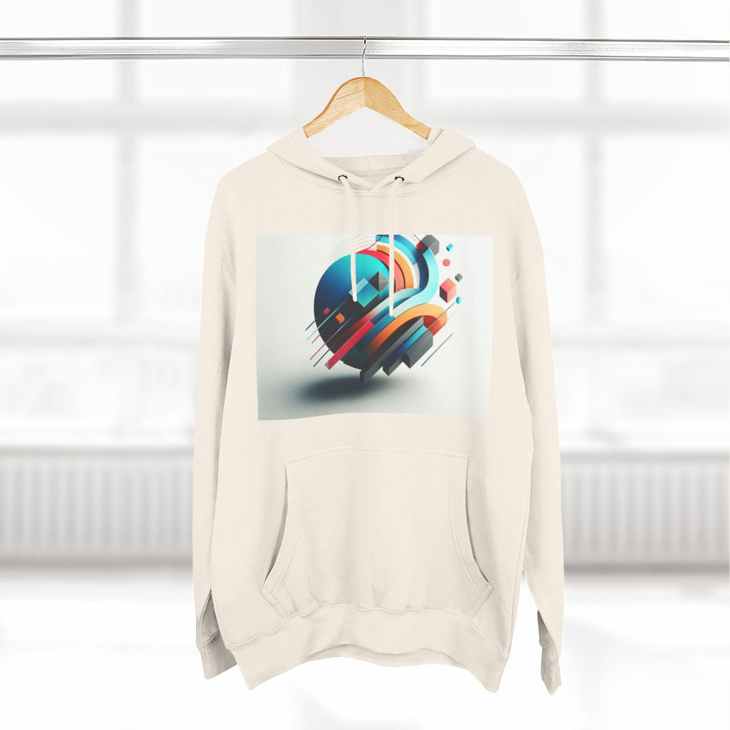 Three-Panel Fleece Hoodie