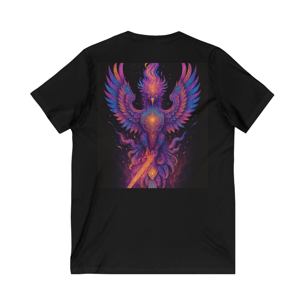 Unisex Jersey Short Sleeve V-Neck Tee