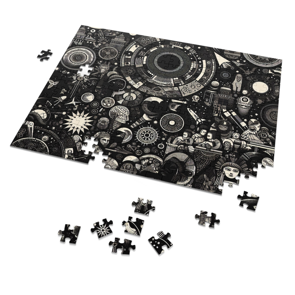 Jigsaw Puzzle with Tin