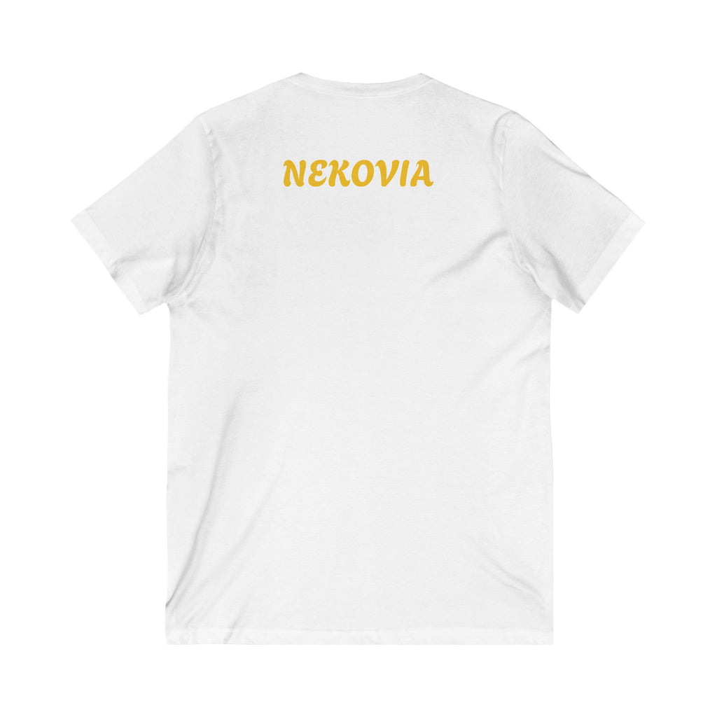 Unisex Jersey Short Sleeve V-Neck Tee