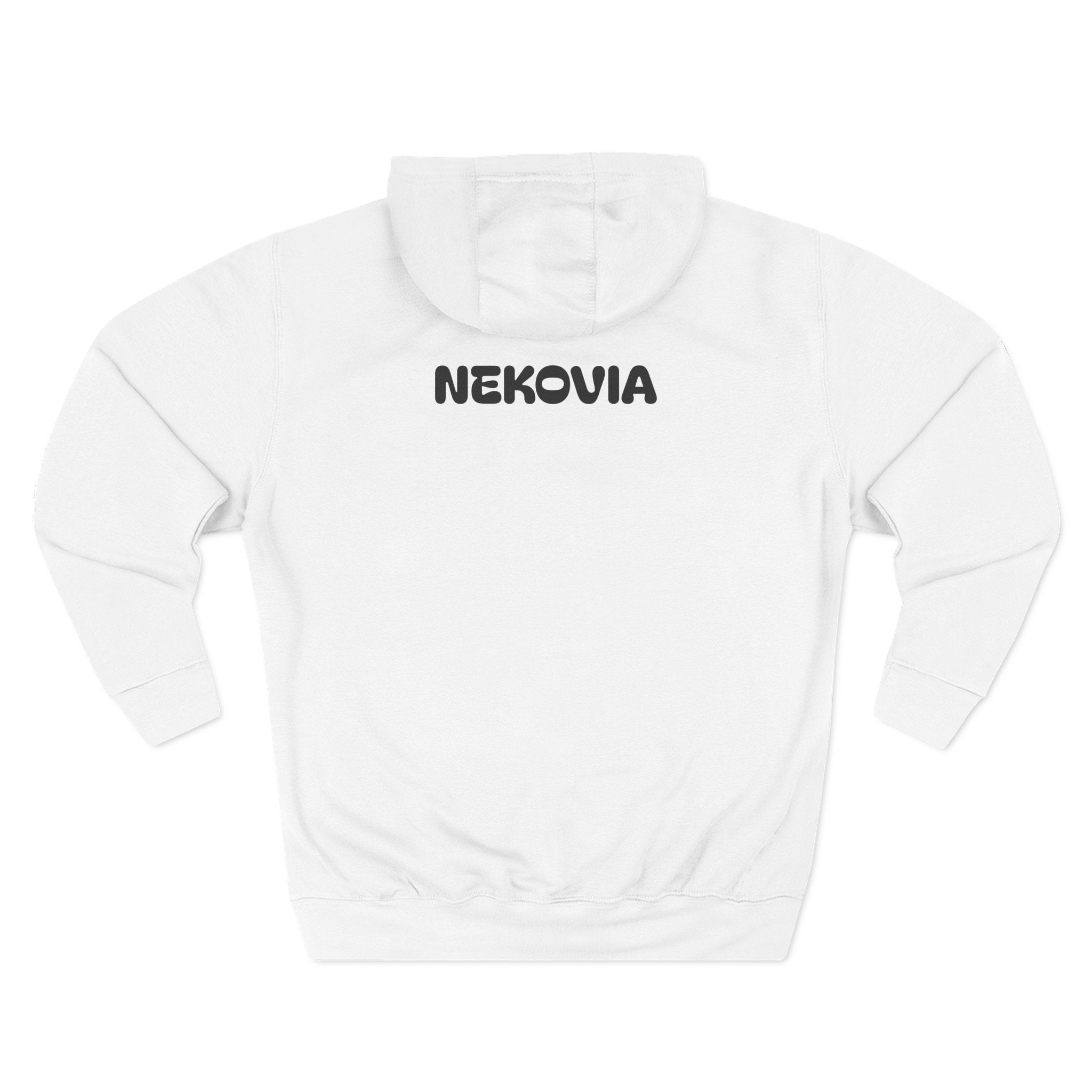 Three-Panel Fleece Hoodie