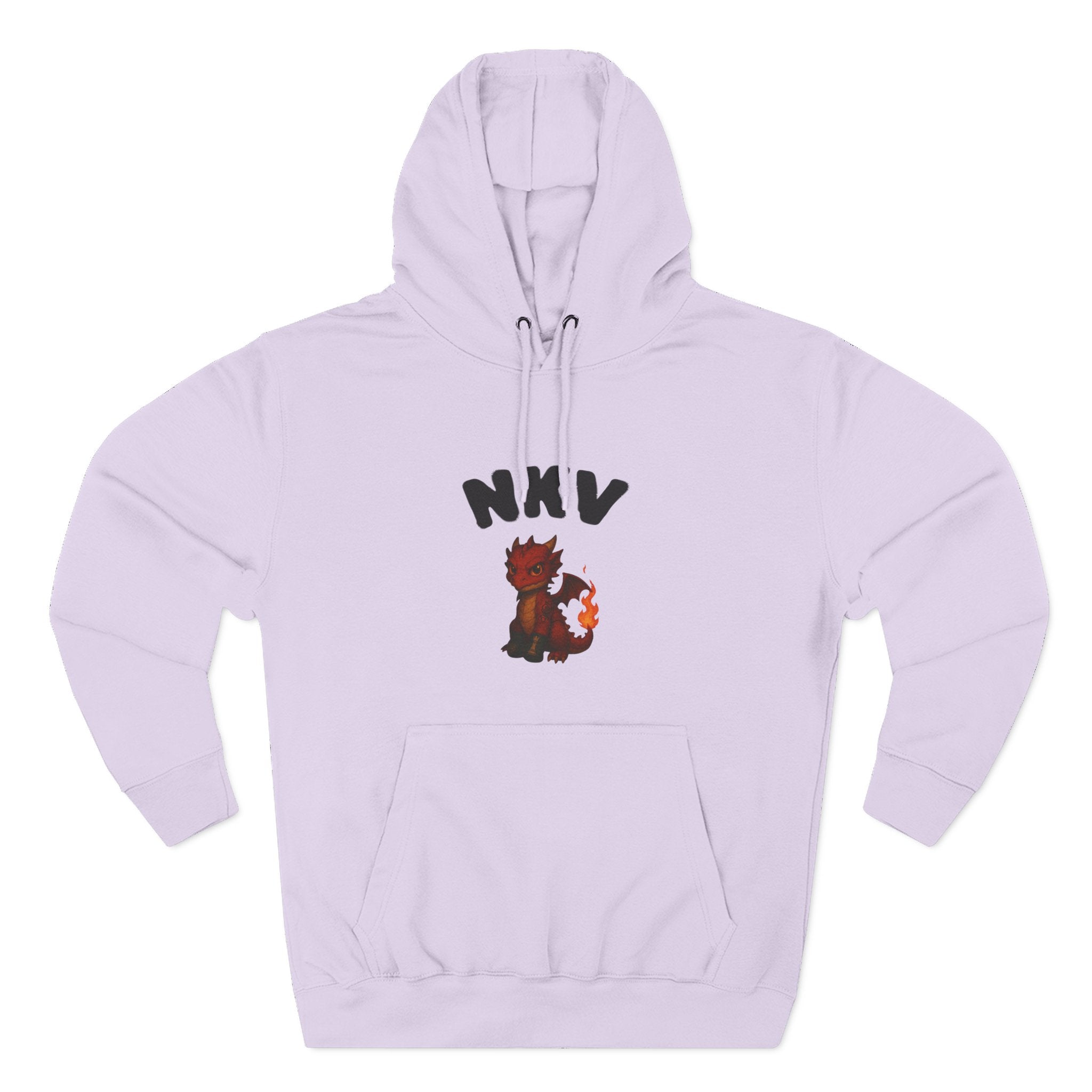Three-Panel Fleece Hoodie