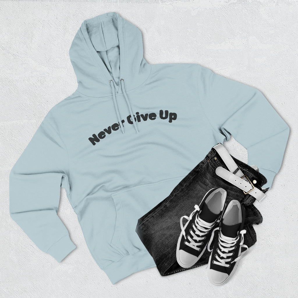 Three-Panel Fleece Hoodie