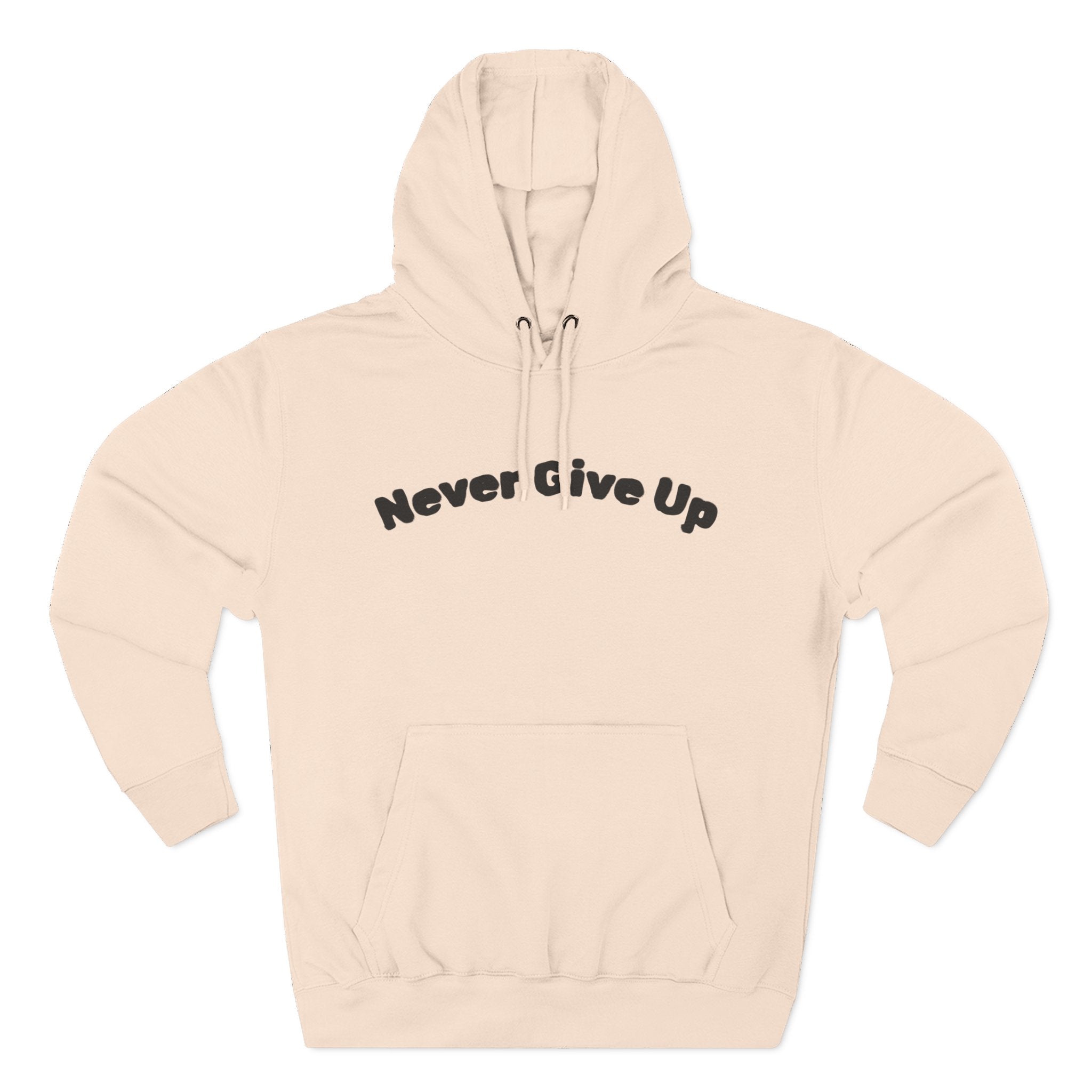 Three-Panel Fleece Hoodie