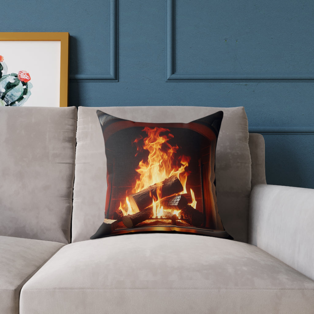 Square Poly Canvas Pillow