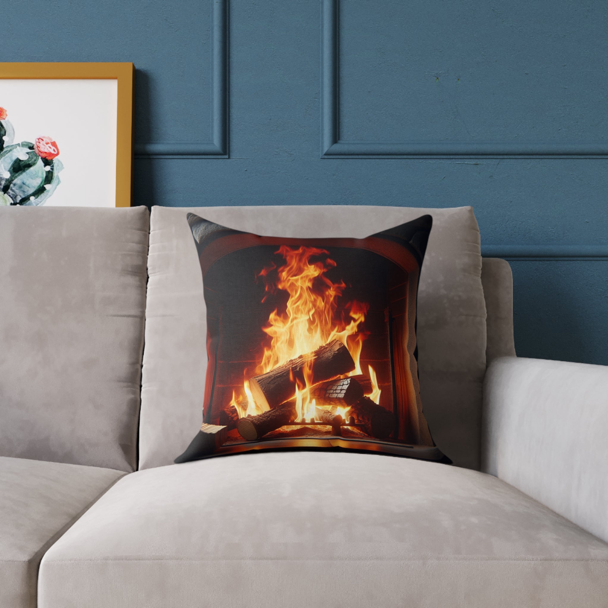 Square Poly Canvas Pillow