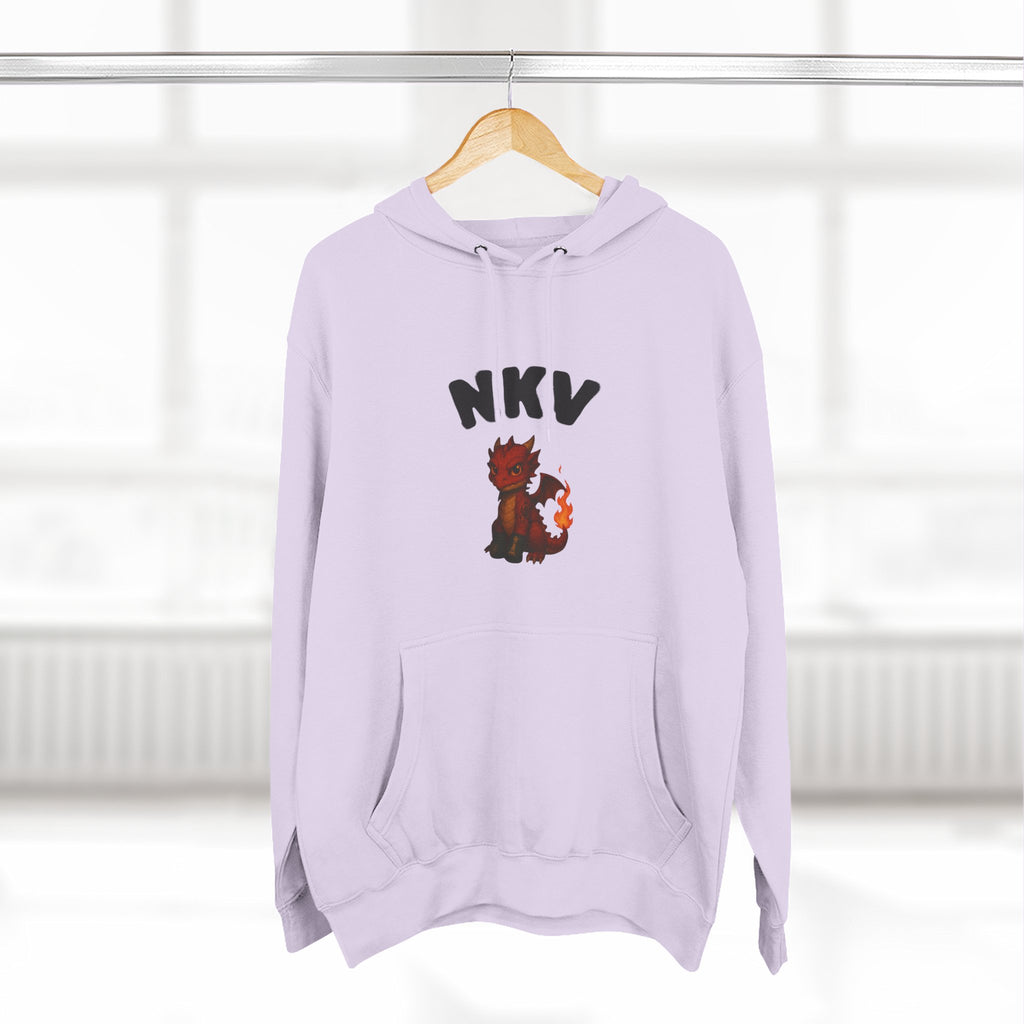 Three-Panel Fleece Hoodie