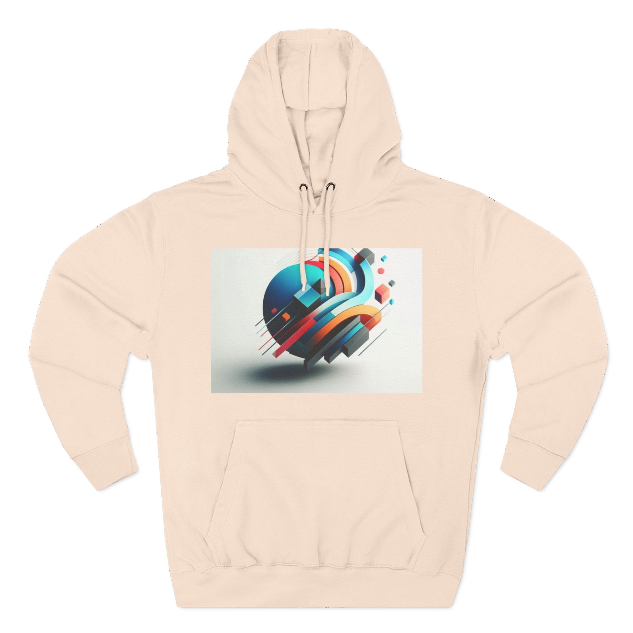 Three-Panel Fleece Hoodie