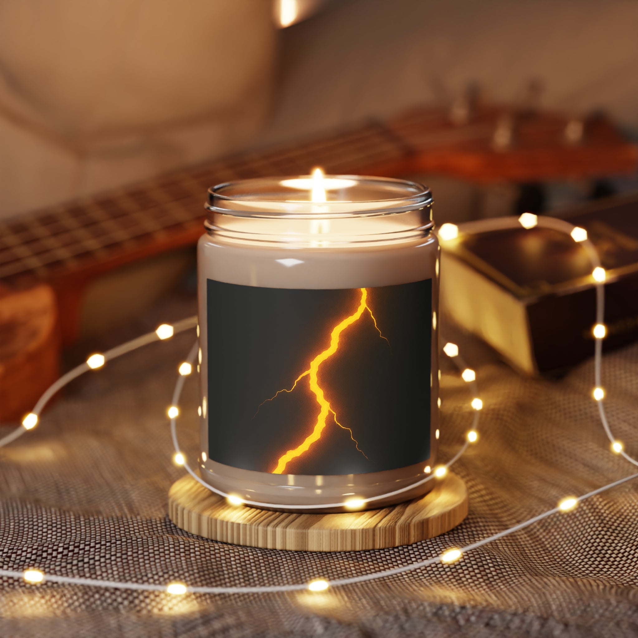 Scented Soy Candles with White Lid, 9oz