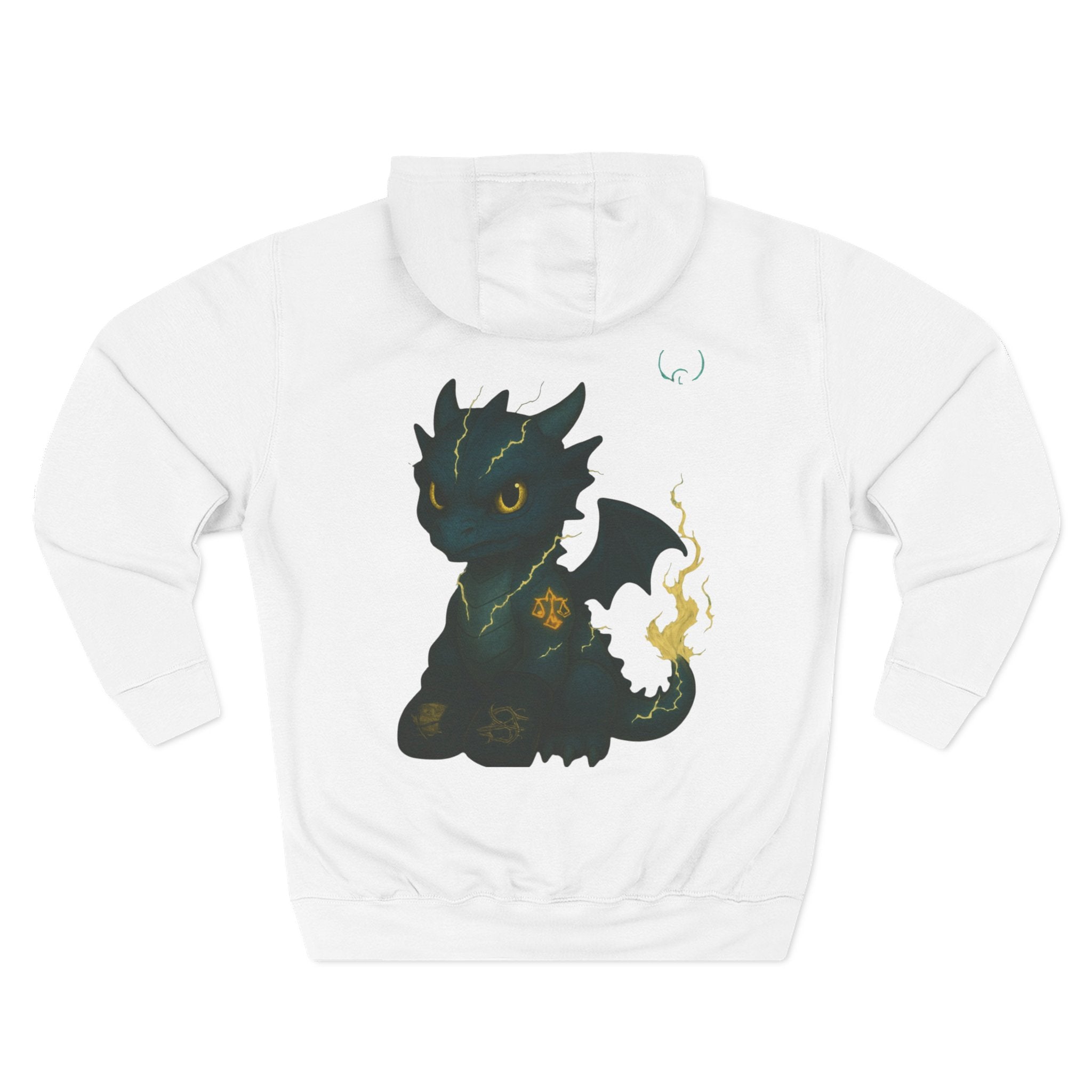 Three-Panel Fleece Hoodie