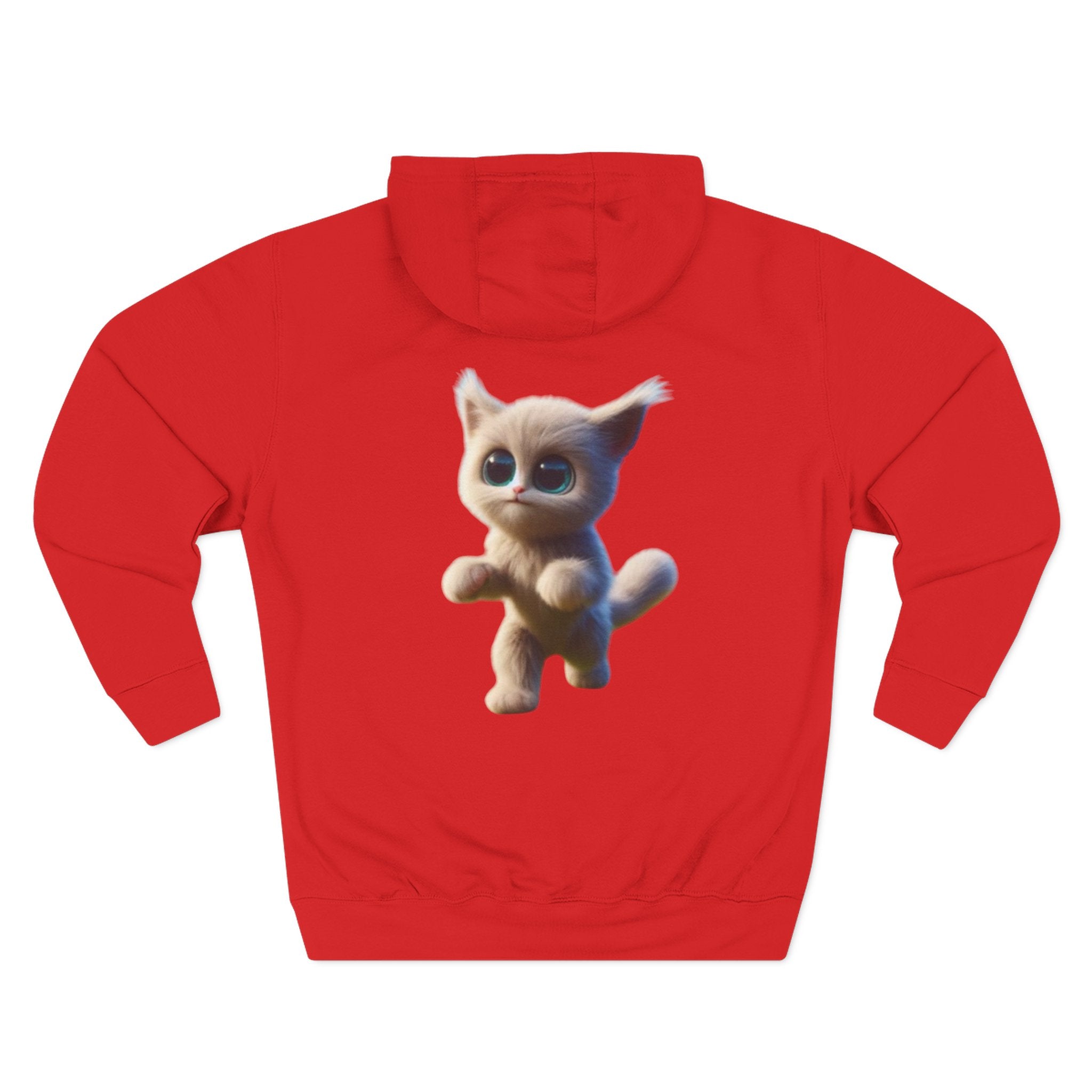 Three-Panel Fleece Hoodie