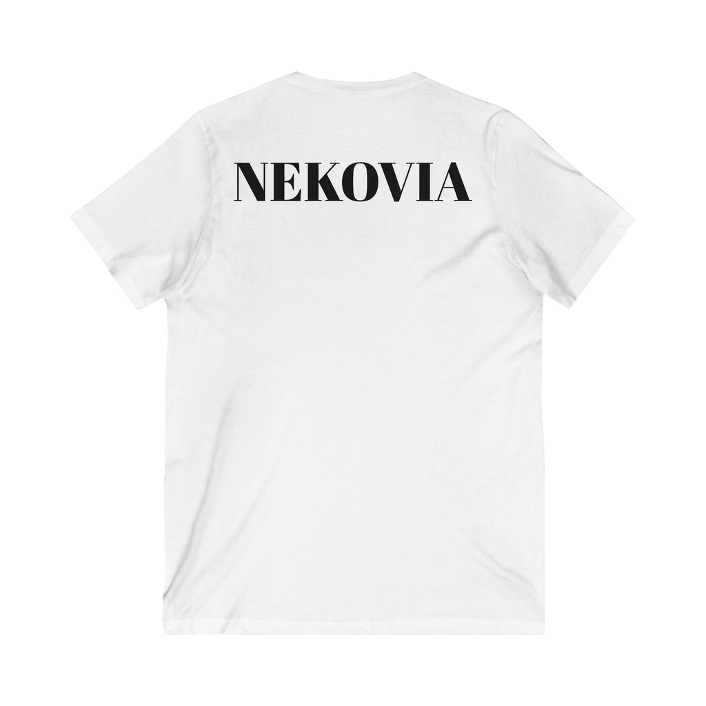 Unisex Jersey Short Sleeve V-Neck Tee