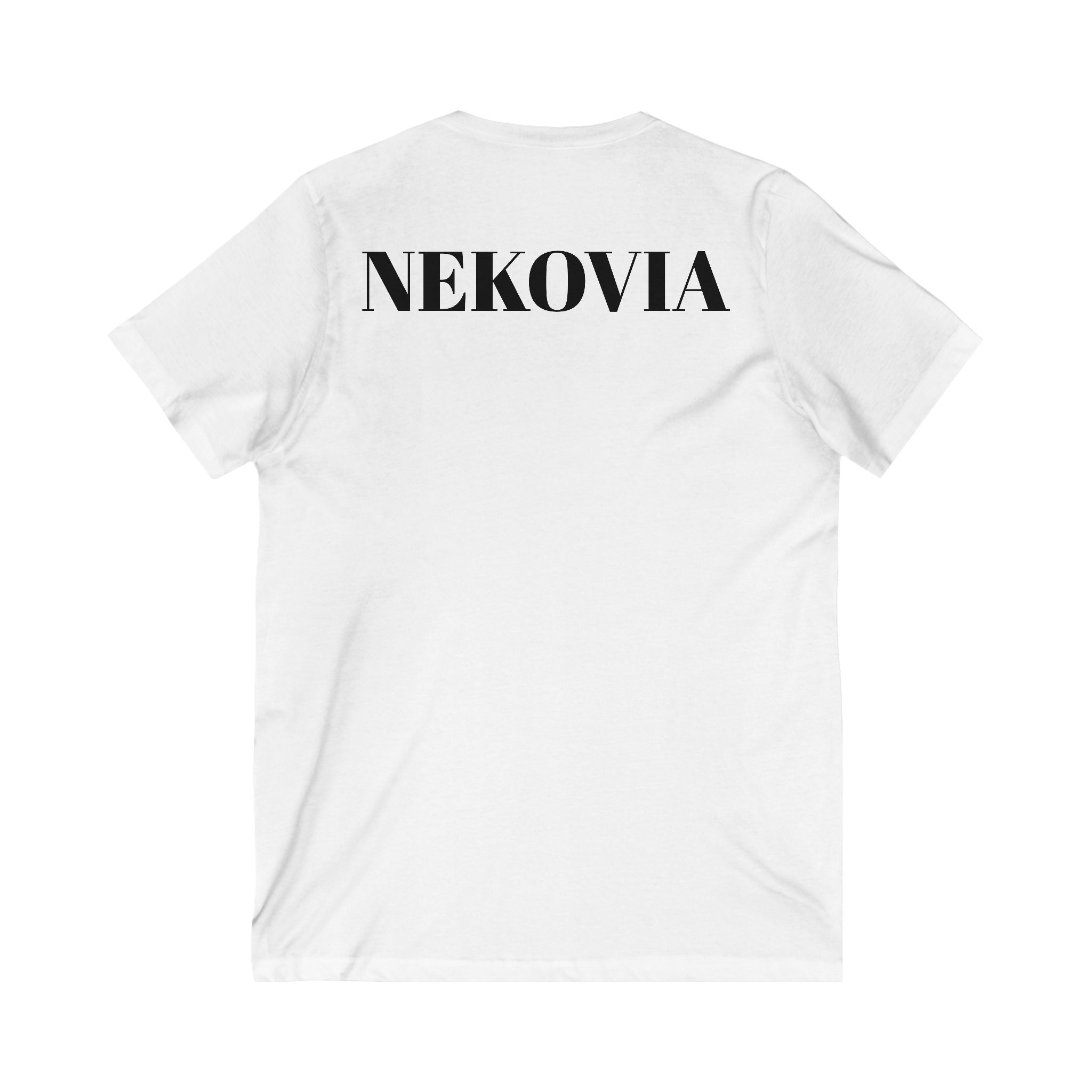 Unisex Jersey Short Sleeve V-Neck Tee
