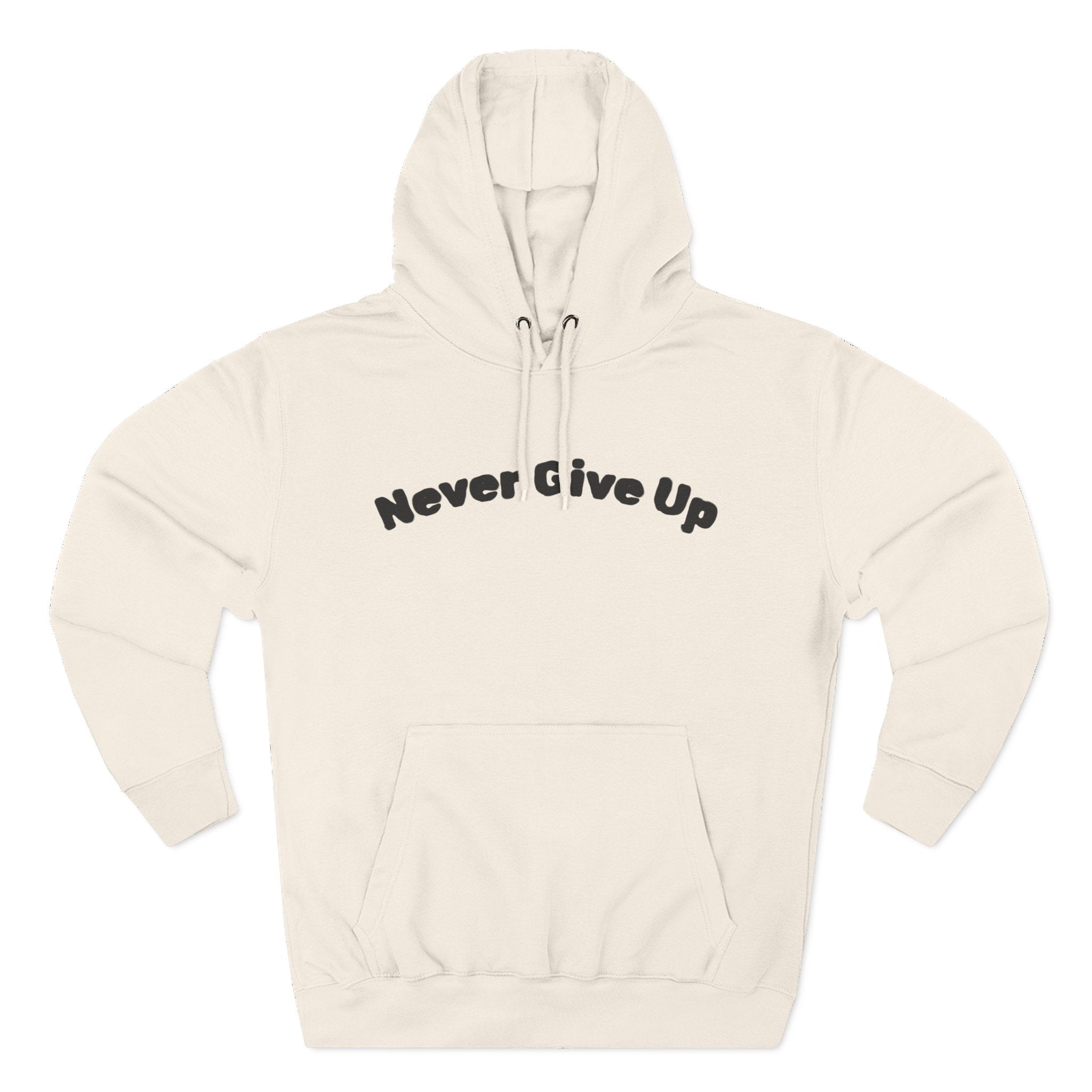 Three-Panel Fleece Hoodie
