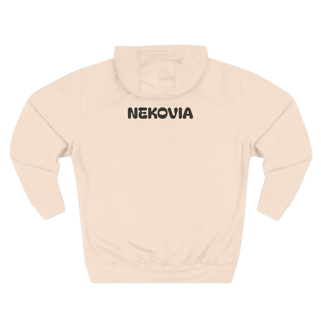 Three-Panel Fleece Hoodie