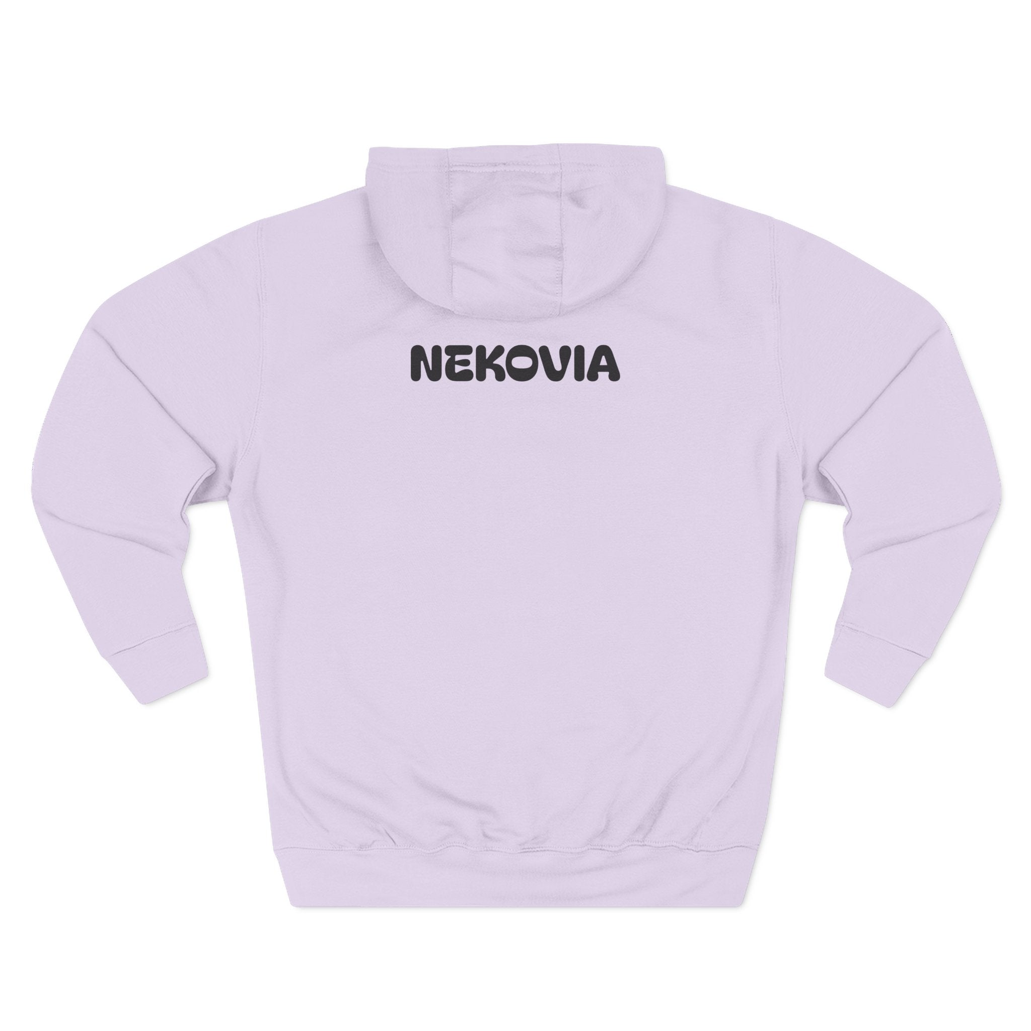 Three-Panel Fleece Hoodie