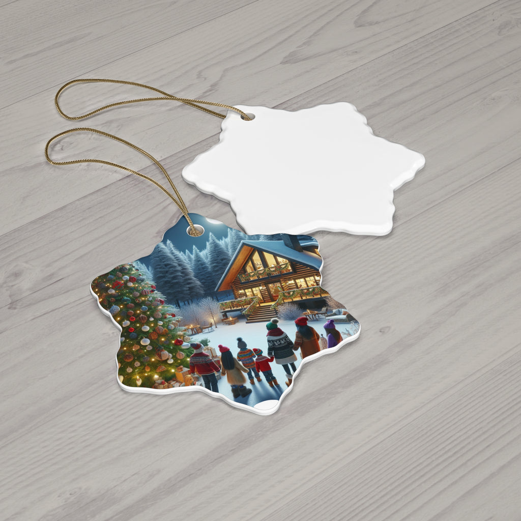 Ceramic Ornament, 4 Shapes