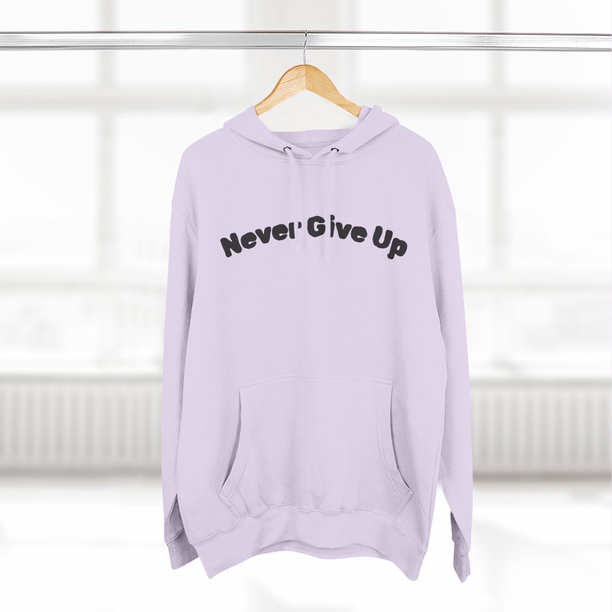 Three-Panel Fleece Hoodie