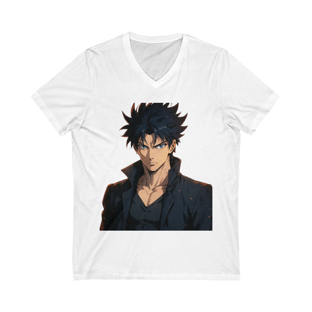 Unisex Jersey Short Sleeve V-Neck Tee
