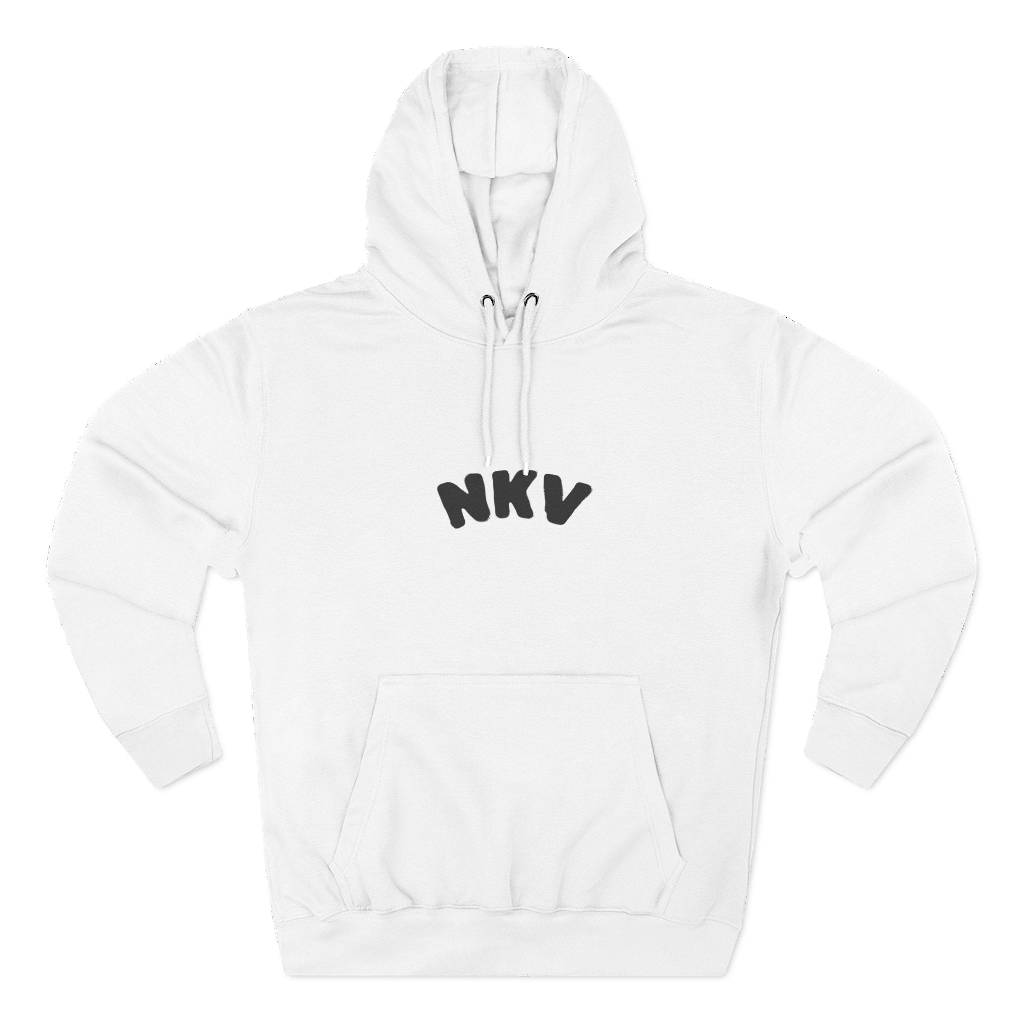 Three-Panel Fleece Hoodie