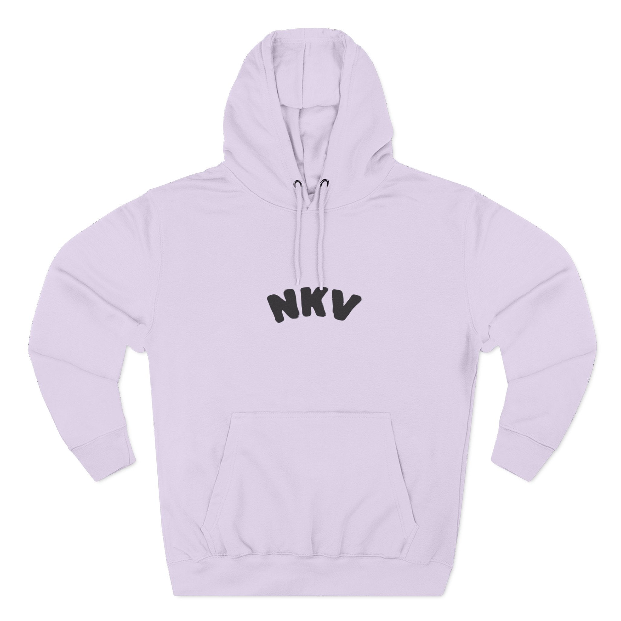 Three-Panel Fleece Hoodie