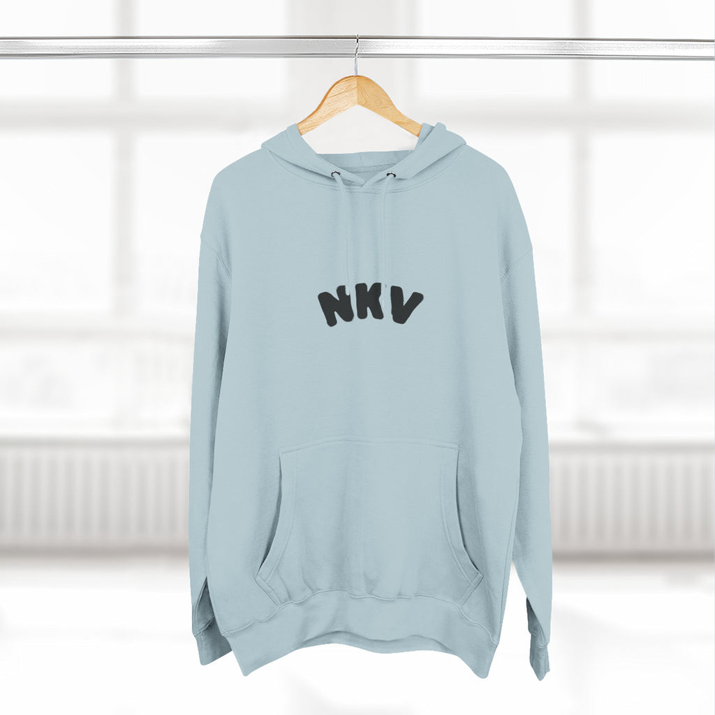 Three-Panel Fleece Hoodie