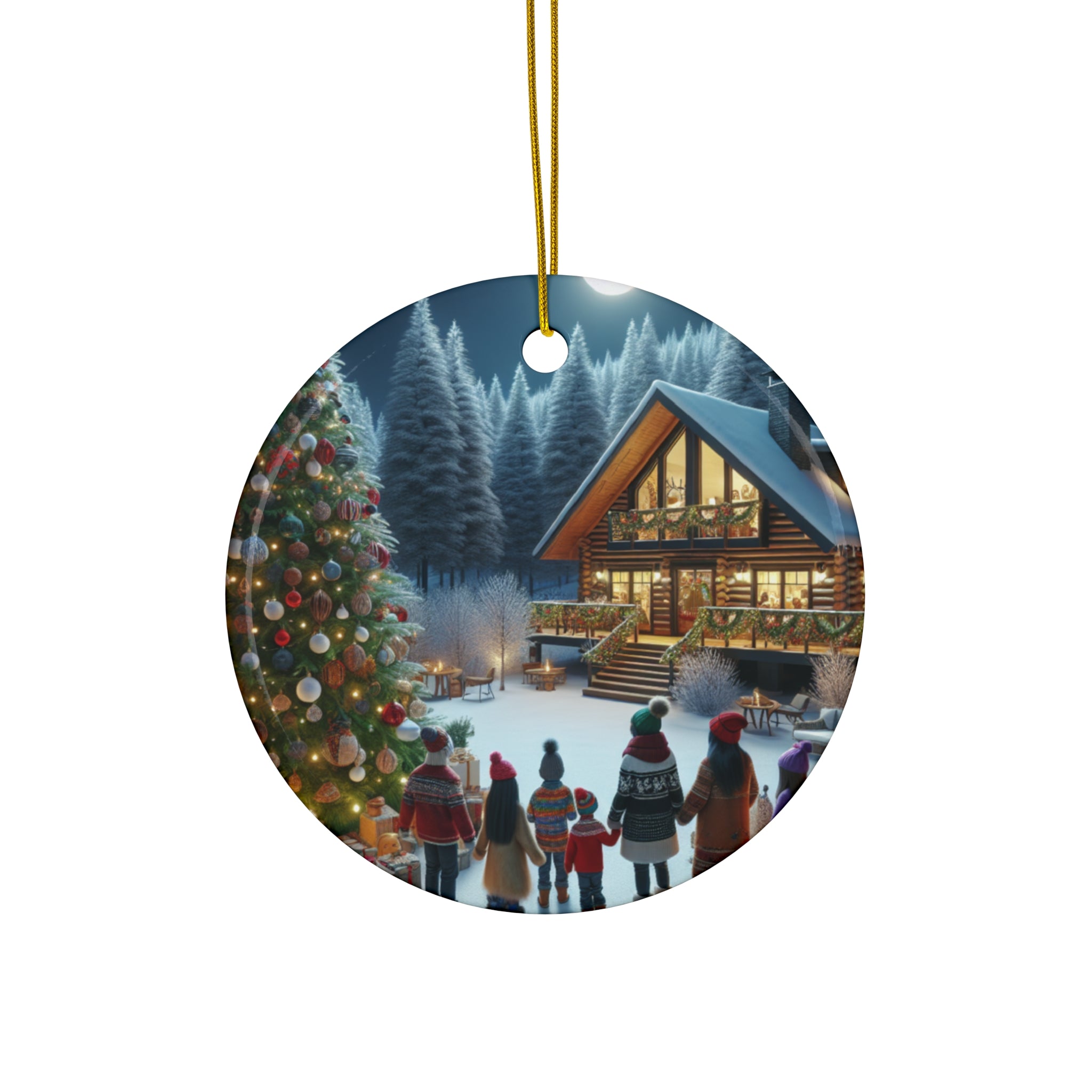 Ceramic Ornament, 4 Shapes