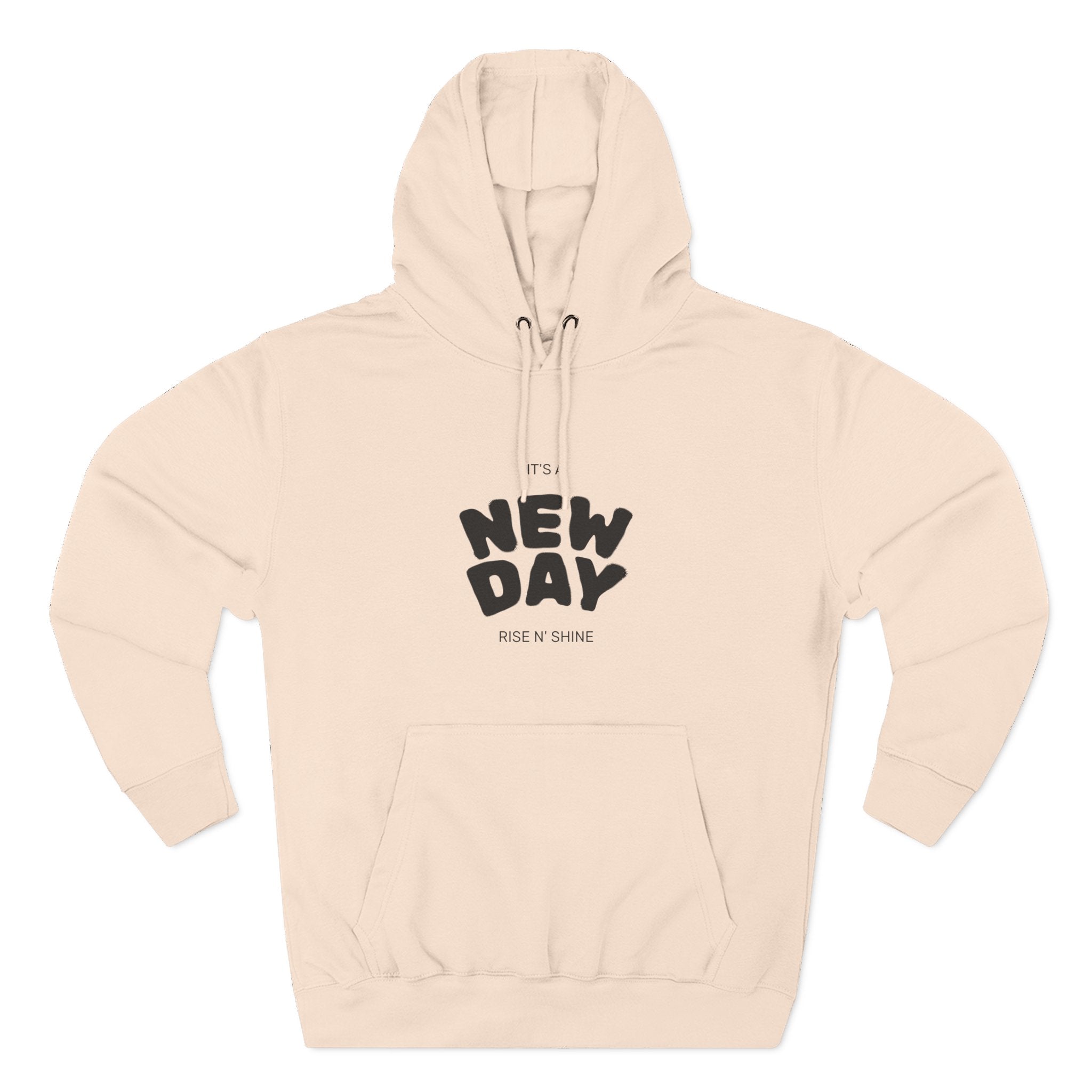 Three-Panel Fleece Hoodie